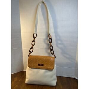 Silver Blue (SB - New York ) shoulder bag purse made in USA with chain strap